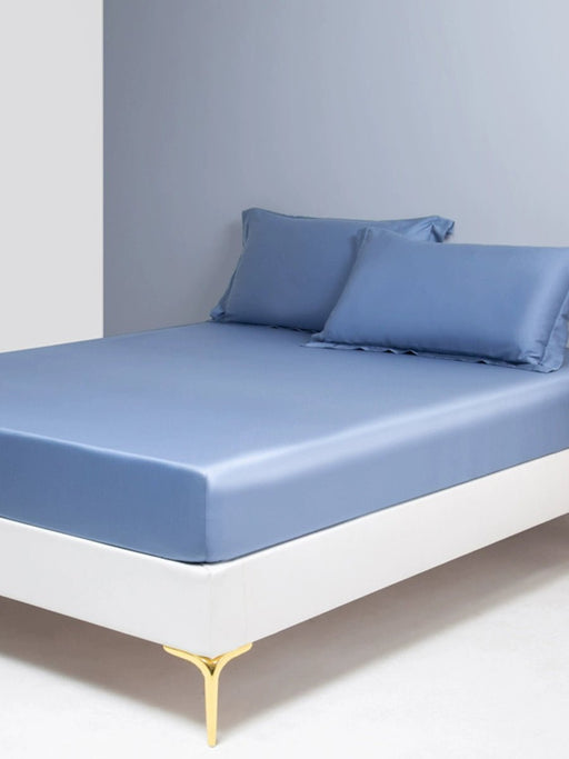 Special Offer Austria Import 80S Lanjing Tencel Satin Pillowcase 1.8M Fitted Sheet and Bed Sheet Simmons Protective Cover - CLICK TIK