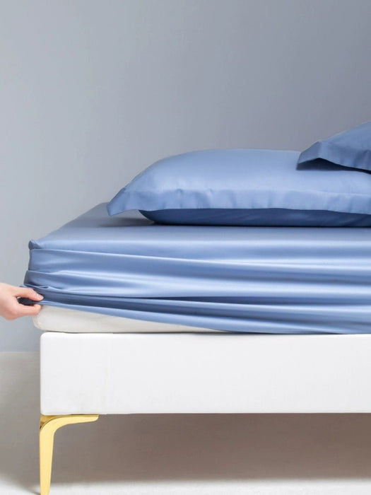 Special Offer Austria Import 80S Lanjing Tencel Satin Pillowcase 1.8M Fitted Sheet and Bed Sheet Simmons Protective Cover - CLICK TIK