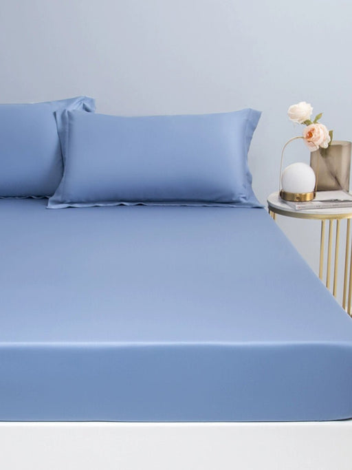 Special Offer Austria Import 80S Lanjing Tencel Satin Pillowcase 1.8M Fitted Sheet and Bed Sheet Simmons Protective Cover - CLICK TIK