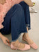 Square Toe Vintage Strap Satin Surface Mary Jane Shoes - CLICK TIK
