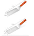 Stainless Steel Metal BBQ Grill Turner Spatula Kitchen Cooking Utensils Accessories For Cutlets Bacon Teppanyaki Pancake - CLICK TIK