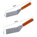 Stainless Steel Metal BBQ Grill Turner Spatula Kitchen Cooking Utensils Accessories For Cutlets Bacon Teppanyaki Pancake - CLICK TIK