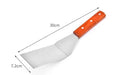 Stainless Steel Metal BBQ Grill Turner Spatula Kitchen Cooking Utensils Accessories For Cutlets Bacon Teppanyaki Pancake - CLICK TIK