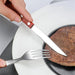 Stainless Steel Tableware Reusable Portable Set Mirror Silverware Wood Handle Knife Fork Spoon Home Kitchen Western Cutlery - CLICK TIK