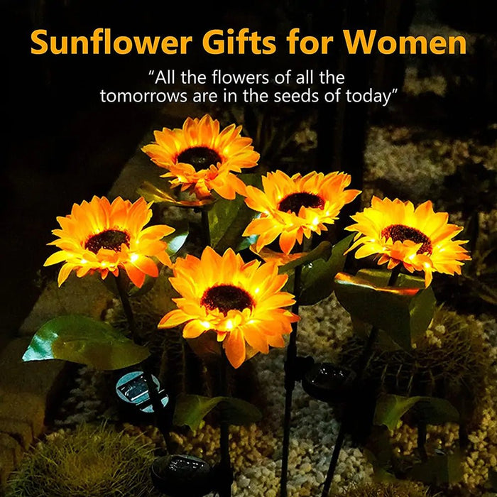 Sunflowers Solar Lawn Light - CLICK TIK
