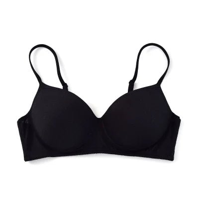 SuyaDream Women SILK Bras Wireless Bralette Seamless Bra invisible 100% REAL SILK Healthy Underwear - CLICK TIK