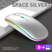 Tablet Phone Computer Bluetooth Wireless Mouse Charging Luminous 2.4G USB Wireless Mouse Portable Mouse - CLICK TIK