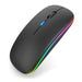 Tablet Phone Computer Bluetooth Wireless Mouse Charging Luminous 2.4G USB Wireless Mouse Portable Mouse - CLICK TIK