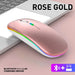 Tablet Phone Computer Bluetooth Wireless Mouse Charging Luminous 2.4G USB Wireless Mouse Portable Mouse - CLICK TIK