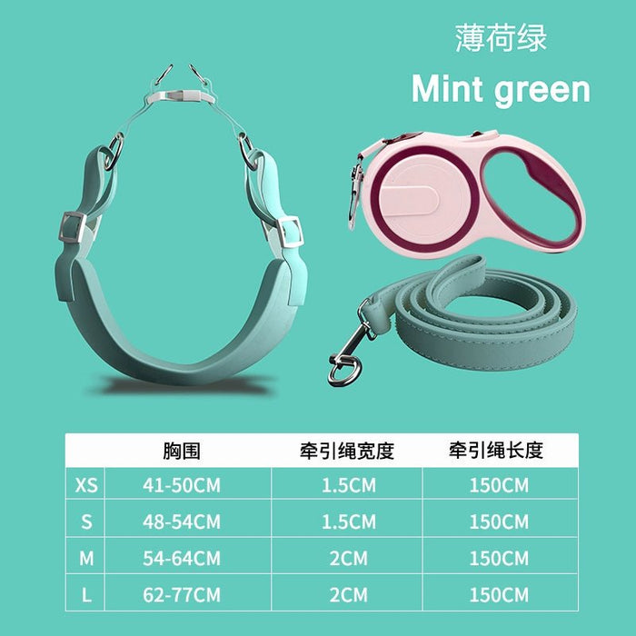 Take a Good Dog Dog Hand Holding Rope Dog Vest Type Dog Leash Walking Dog Chain Small Size Dogs Chest Strap Jarre Aero Bull Rope - CLICK TIK