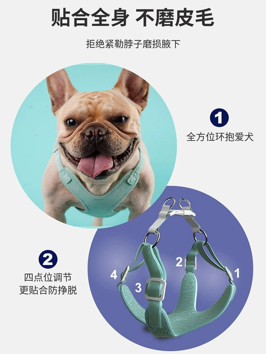 Take a Good Dog Dog Hand Holding Rope Dog Vest Type Dog Leash Walking Dog Chain Small Size Dogs Chest Strap Jarre Aero Bull Rope - CLICK TIK
