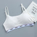 Teenagers Girls Lingerie Cotton Underwear Sets Kids Young Girls Training Bras Puberty Students Bra Vest Brassiere Panties 8 - 16Y - CLICK TIK