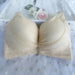 Thickened and extra thick 12CM small chest gathered bra without steel ring, bra with side breasts and sexy underwear - CLICK TIK