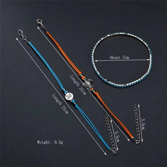 Turtle Anklets - CLICK TIK
