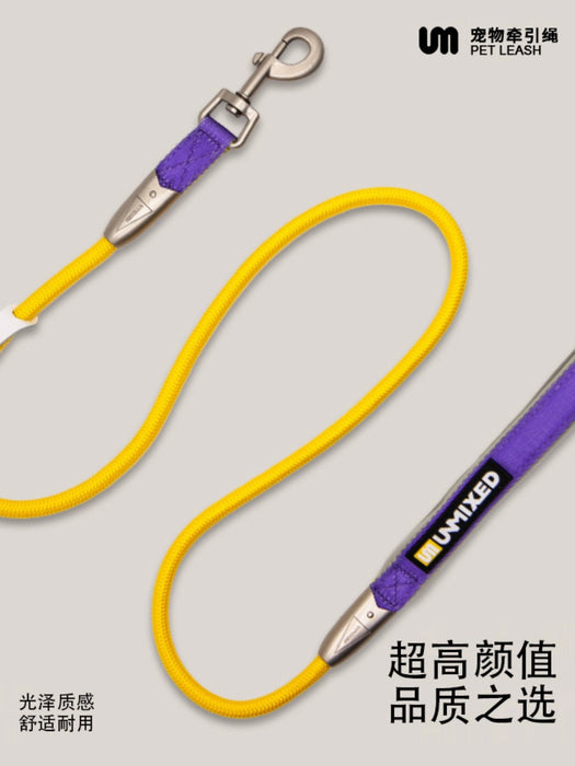 Unmixed Contrast Color Hand Holding Rope Single Tow Rope Cat Dog Chain Go out Hand Holding Rope Teddy Corgi Dog Leash Walking Cat - CLICK TIK