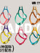 Unmixed Contrast Color Hand Holding Rope Single Tow Rope Cat Dog Chain Go out Hand Holding Rope Teddy Corgi Dog Leash Walking Cat - CLICK TIK