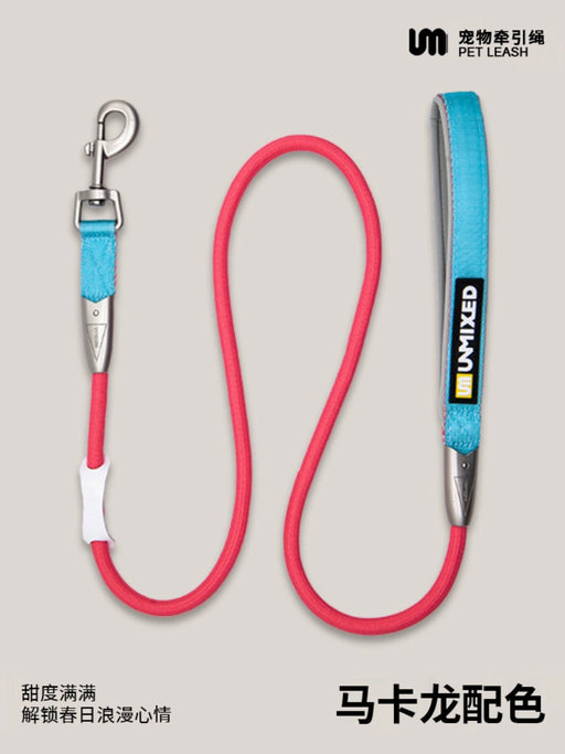 Unmixed Contrast Color Hand Holding Rope Single Tow Rope Cat Dog Chain Go out Hand Holding Rope Teddy Corgi Dog Leash Walking Cat - CLICK TIK