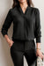 V Neck Gas Field Black Formal Wear All - Match Anti - Wrinkle Satin - CLICK TIK