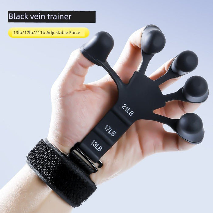 Vein Trainer Five Finger Finger Tension Spring Grip Professional Arm Training KIRIN Arm Muscles and Veins Rehabilitation Training Equipment - CLICK TIK