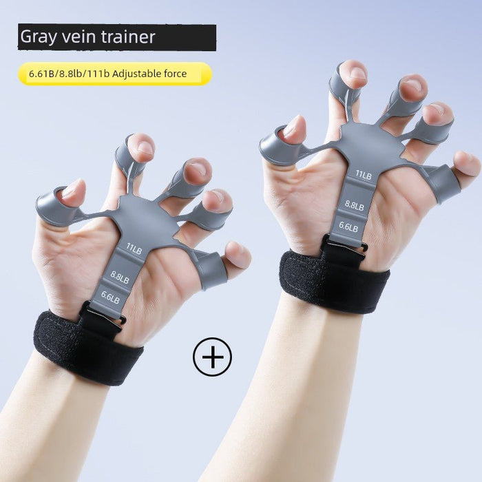 Vein Trainer Five Finger Finger Tension Spring Grip Professional Arm Training KIRIN Arm Muscles and Veins Rehabilitation Training Equipment - CLICK TIK