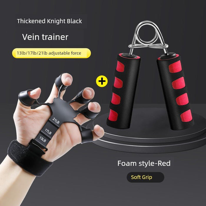 Vein Trainer Five Finger Finger Tension Spring Grip Professional Arm Training KIRIN Arm Muscles and Veins Rehabilitation Training Equipment - CLICK TIK