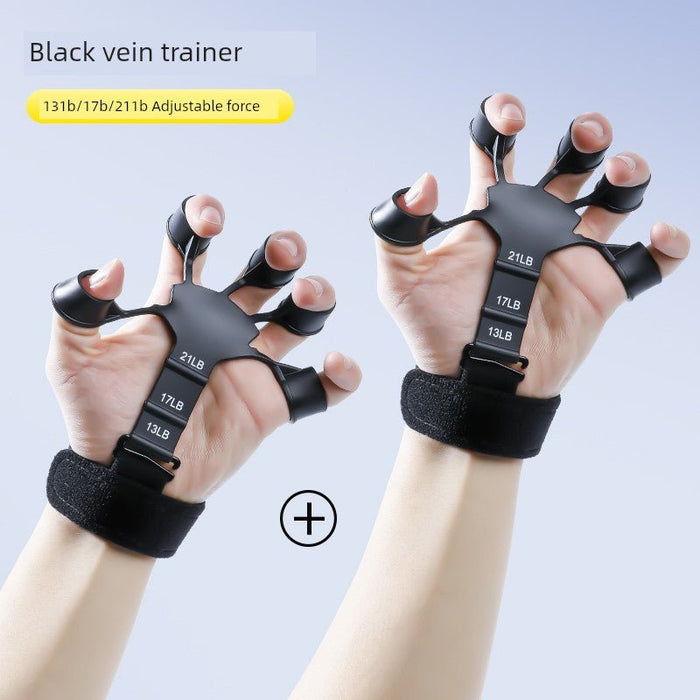 Vein Trainer Five Finger Finger Tension Spring Grip Professional Arm Training KIRIN Arm Muscles and Veins Rehabilitation Training Equipment - CLICK TIK