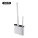 Wall Hanging Toilet Brush with Holder Long Handled Silicone Toilet Brush Soft Bristles WC Cleaning Brush Bathroom Accessories - CLICK TIK