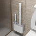 Wall Hanging Toilet Brush with Holder Long Handled Silicone Toilet Brush Soft Bristles WC Cleaning Brush Bathroom Accessories - CLICK TIK