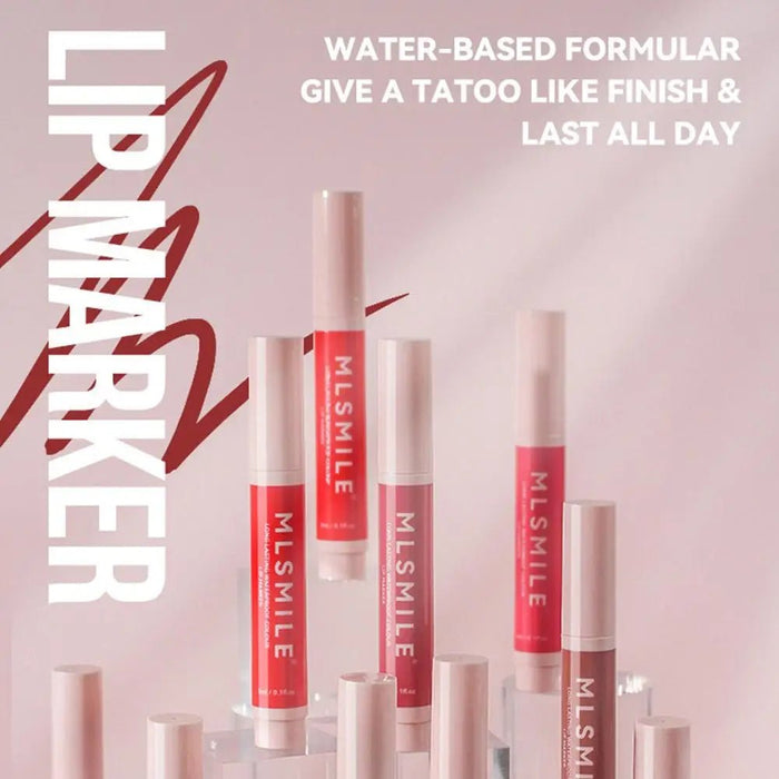 Waterproof Matte Lipliner Pencil Lip Stain Marker Long Lasting Color Effect Lip Pen Sweat Proof Hydrating Lips Makeup Cosmetic - CLICK TIK