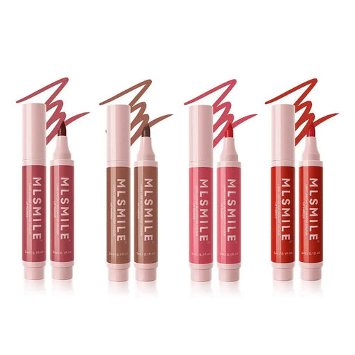 Waterproof Matte Lipliner Pencil Lip Stain Marker Long Lasting Color Effect Lip Pen Sweat Proof Hydrating Lips Makeup Cosmetic - CLICK TIK