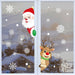 Window Stickers Christmas Decoration for Home 2024 New Year Santa Wall Sticker Navidad Gift Festival Party Xmas Window Decor - CLICK TIK