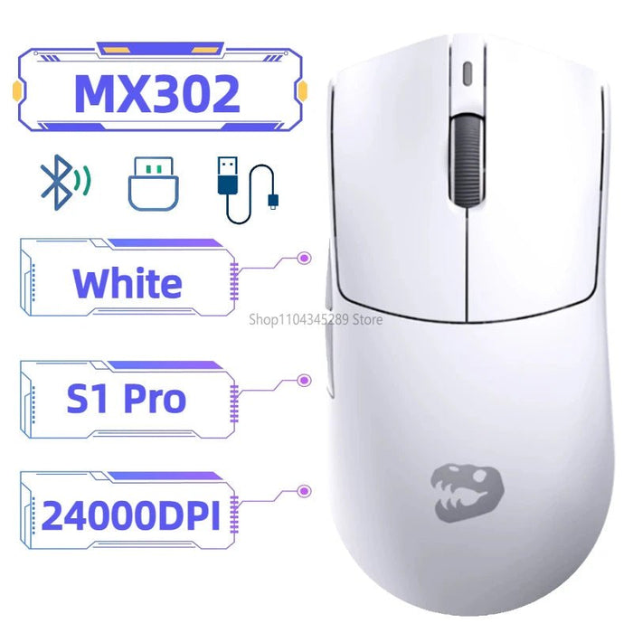 Wireless Bluetooth Mouse Rechargeable Tri - Mode Bluetooth Mouse 24000 DPI WirelessMouse Gaming Mouse BT/2.4G/Wired Mice - CLICK TIK