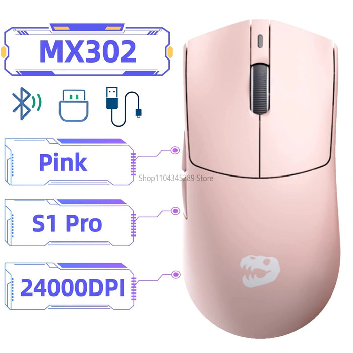 Wireless Bluetooth Mouse Rechargeable Tri - Mode Bluetooth Mouse 24000 DPI WirelessMouse Gaming Mouse BT/2.4G/Wired Mice - CLICK TIK