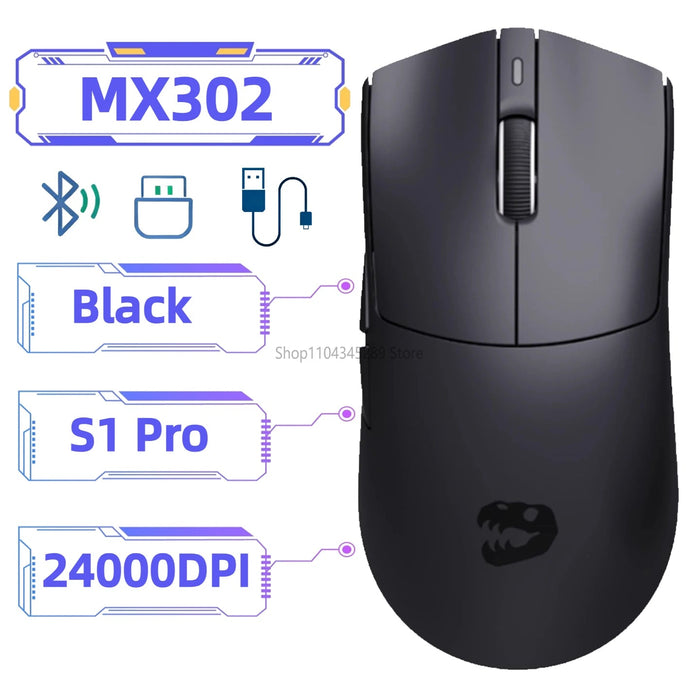 Wireless Bluetooth Mouse Rechargeable Tri - Mode Bluetooth Mouse 24000 DPI WirelessMouse Gaming Mouse BT/2.4G/Wired Mice - CLICK TIK