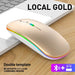 Wireless Mouse Bluetooth and 2.4GHz Dual Modes Rechargeable RGB Ergonomic Silent Click for PC iPad Laptop Cell Phone TV - CLICK TIK