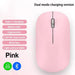 Wireless Mouse Bluetooth Silent 2.4G Dual - mode Type - C Charging Ergonomic Morandi Portable Laptop Office Gaming Mouse - CLICK TIK