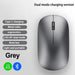 Wireless Mouse Bluetooth Silent 2.4G Dual - mode Type - C Charging Ergonomic Morandi Portable Laptop Office Gaming Mouse - CLICK TIK