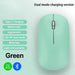 Wireless Mouse Bluetooth Silent 2.4G Dual - mode Type - C Charging Ergonomic Morandi Portable Laptop Office Gaming Mouse - CLICK TIK
