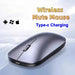 Wireless Mouse Bluetooth Silent 2.4G Dual - mode Type - C Charging Ergonomic Morandi Portable Laptop Office Gaming Mouse - CLICK TIK