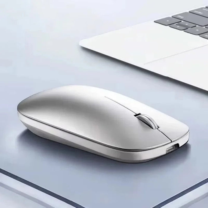 Wireless Mouse Bluetooth Silent 2.4G Dual - mode Type - C Charging Ergonomic Morandi Portable Laptop Office Gaming Mouse - CLICK TIK