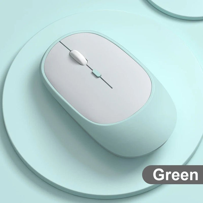 Wireless Mouse Rechargeable Mouse Gamer Dual Modes Bluetooth - compatible 2.4G USB Mice For Laptop Pad Tablet PC Macbook Mause - CLICK TIK