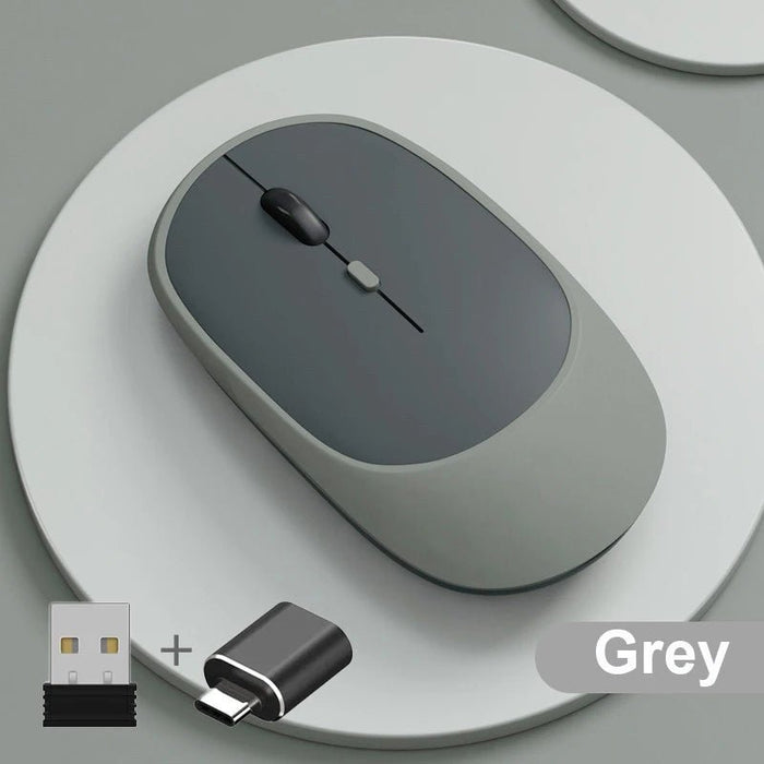 Wireless Mouse Rechargeable Mouse Gamer Dual Modes Bluetooth - compatible 2.4G USB Mice For Laptop Pad Tablet PC Macbook Mause - CLICK TIK