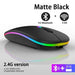 Wireless Mouse RGB Rechargeable Bluetooth Mice Wireless Computer Mause LED Backlit Ergonomic Gaming Mouse for Laptop PC 3600DPI - CLICK TIK