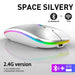 Wireless Mouse RGB Rechargeable Bluetooth Mice Wireless Computer Mause LED Backlit Ergonomic Gaming Mouse for Laptop PC 3600DPI - CLICK TIK