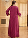 Women Arab Muslim Dress Abaya Embroidery Gilded Maxi Abayas Dubai Turkey Islam Kaftan Longue Musulmane Vestidos Largos - CLICK TIK