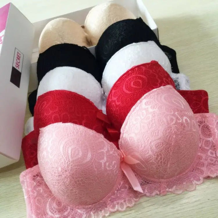 Women's bra without steel rims, super thick sexy underwear, adjustable side breasts, thickened gathered bra, extra thick 10CM - CLICK TIK
