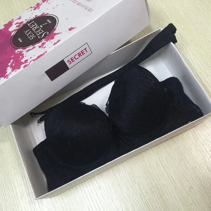 Women's bra without steel rims, super thick sexy underwear, adjustable side breasts, thickened gathered bra, extra thick 10CM - CLICK TIK