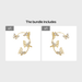 Women'S Elegant Butterfly Ear Cuffs - No - Piercing Ear Hooks, Synthetic Gemstone Accents, Everyday & Formal Jewelry for Parties, Weddings, Everyday Outfits - Non - Piercing Ear Clips for Sensitive Light Beige, Party Accessories, - CLICK TIK