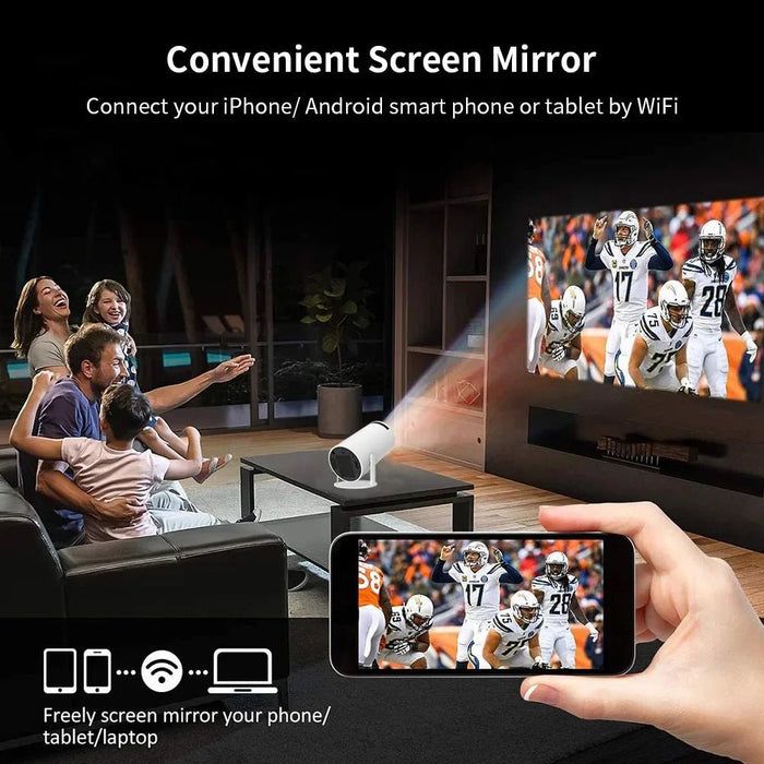 Xiaomi MINI 4K Video Projector Smart for SAMSUNG Android 11 WiFi 200ANSI BT5.0 1280*720P HY300 for XiaoMi Outdoor Home Theater - CLICK TIK