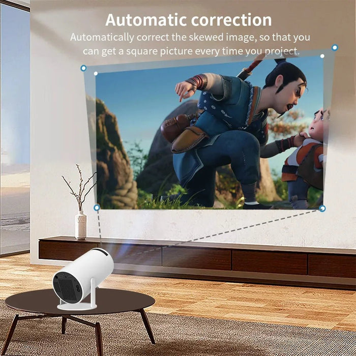 Xiaomi MINI 4K Video Projector Smart for SAMSUNG Android 11 WiFi 200ANSI BT5.0 1280*720P HY300 for XiaoMi Outdoor Home Theater - CLICK TIK
